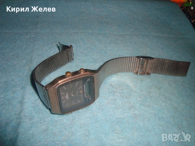 GENEVE QUARTZ  ALARM CHRONOGRAPH СТАР РЯДЪК МАРКОВ КВАРЦОВ ВИНТИДЖ ЧАСОВНИК ЖЕНЕВА 26419, снимка 13 - Мъжки - 34831015