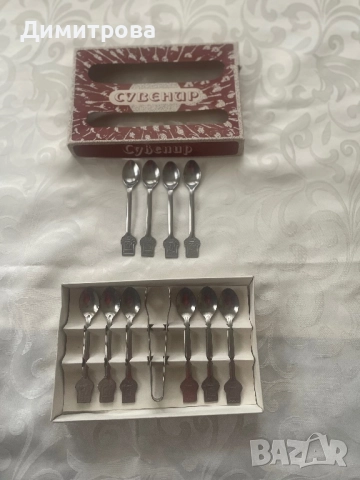 Комплект лъжички за кафе /чай/, вилички, снимка 4 - Прибори за хранене, готвене и сервиране - 32755961