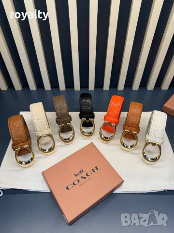 Coach естествена кожа колани , снимка 3 - Колани - 49484125