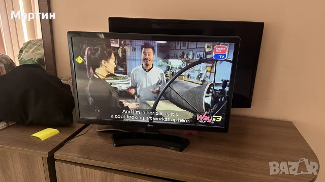 LCD телевизор LG 24’ с проблем в дисплея, снимка 2 - Телевизори - 55711318
