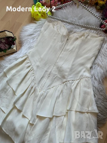 Официална рокля шампанско, снимка 3 - Рокли - 50867072