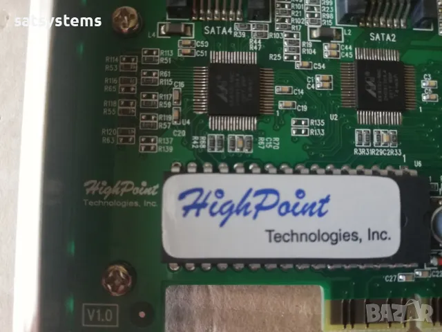HighPoint Rocket Raid 1640 PCI 4x Sata Internal Raid Controller Card, снимка 8 - Други - 48130900