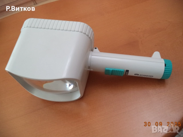 Лупа SCHWEIZER 8 диоптъра с LED осветление, снимка 3 - Други - 51919379