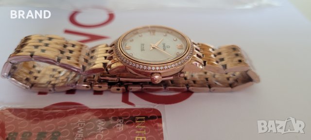 Дамски часовник OMEGA De Ville Prestige quartz 27.4mm батерия клас 5А+, снимка 6 - Дамски - 34772943