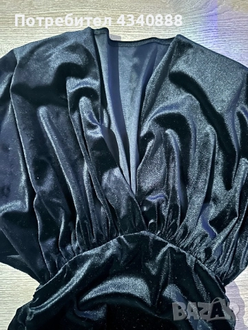 Дамска кадифена рокля, снимка 7 - Рокли - 52860509