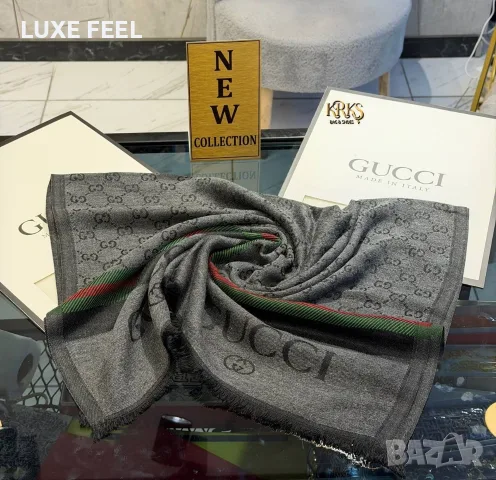 Gucci ✨ Burberry ✨ Guess ✨ Дамски Шалове , снимка 11 - Шалове - 56328985