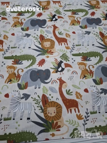 Спален комплект за кошара - 100% памук- без обиколници, снимка 1 - Спално бельо и завивки - 29907307