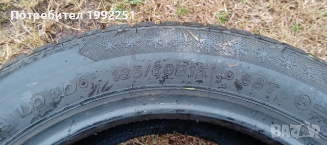 2бр. зимни гуми Lassa Snoways3. 185/60R15 DOT 2018. 6мм. дълбочина на шарката. Внос от Германия. Цен, снимка 4 - Гуми и джанти - 38960449