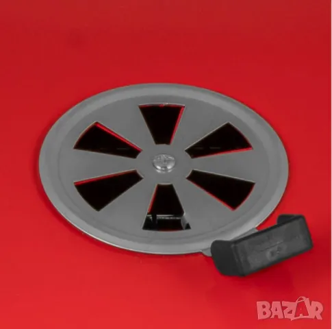 Барбекю Muhler, червено с капак, 40x40cm, снимка 6 - Барбекюта - 49920891