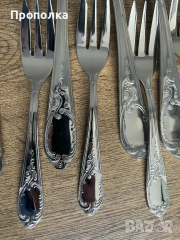 Ефектни, Красиви, Барокови прибори Esmeyer за шест души - 26бр. , снимка 11 - Прибори за хранене, готвене и сервиране - 53632156