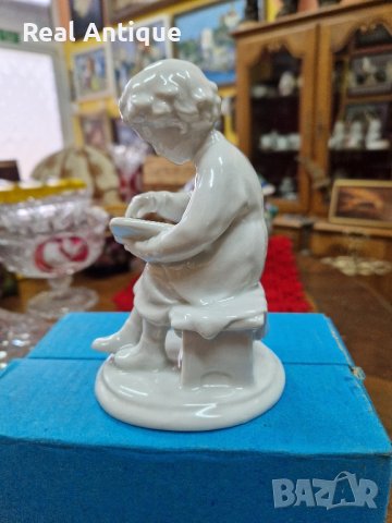 Превъзходна антикварна колекционерска руска порцеланова фигура ЛФЗ, снимка 8 - Антикварни и старинни предмети - 42268710