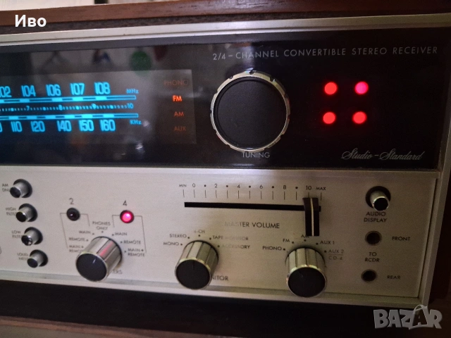 FISHER 504 (Квадрофоничен), снимка 5 - Ресийвъри, усилватели, смесителни пултове - 53817083