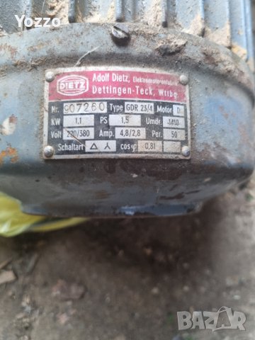 Dietz 1.1 KW Мотор-редуктор, снимка 2 - Други - 41767925