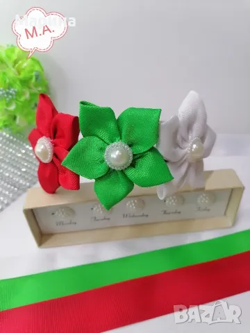 Диадема "Трикольор’’, снимка 8 - Аксесоари за коса - 49210794