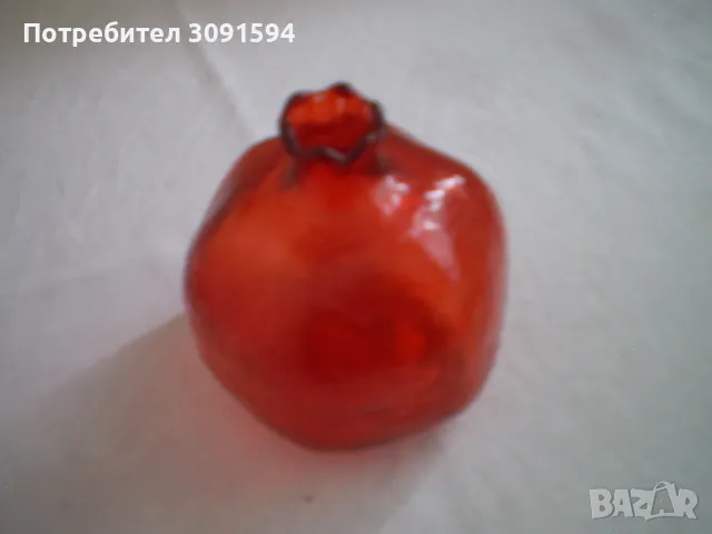 Ритро малка червена ваза , снимка 3 - Вази - 50277915