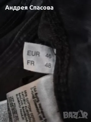 дамски черни дънки EUR. 46, снимка 3 - Дънки - 48198842