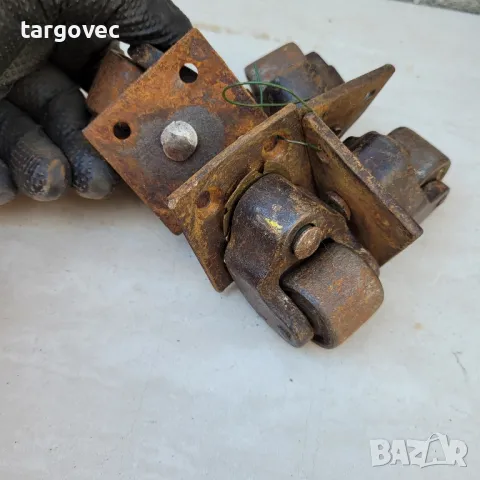 масивни стоманени мебелни колелета, снимка 2 - Антикварни и старинни предмети - 50334047