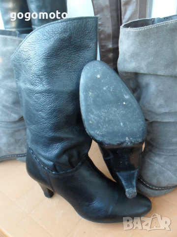 дамски 36 -37 кожени ботуши,100% естествена кожа, GOGOMOTO.BAZAR.BG , снимка 7 - Дамски ботуши - 13246371