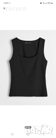 черен топ, снимка 3 - Корсети, бюстиета, топове - 51847381