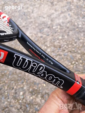 тенис ракета Wilson Sting Graphite Soft Shock , снимка 5 - Тенис - 49284371
