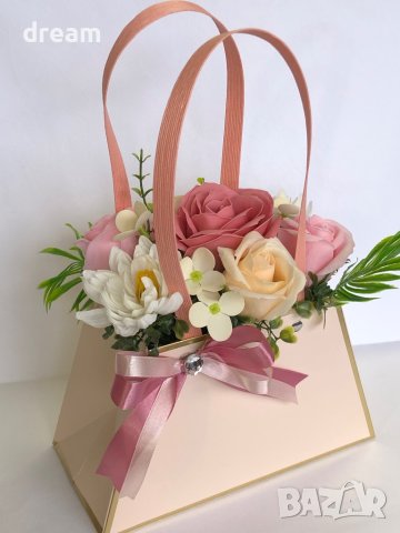 Букет от сапунени рози, снимка 5 - Подаръци за жени - 39407337