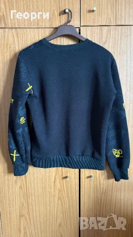 Черна блуза, снимка 2 - Блузи - 49350702