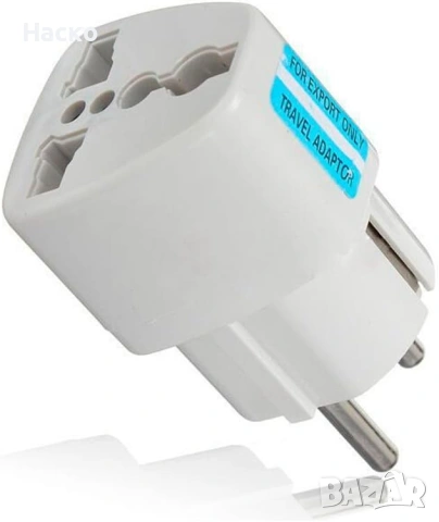Универсален преходник за UK/USA уреди в Европа, снимка 2 - Друга електроника - 53465369