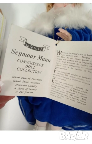 Seymour Mann нова порцеланова колекционерска кукла , снимка 3 - Колекции - 52921695