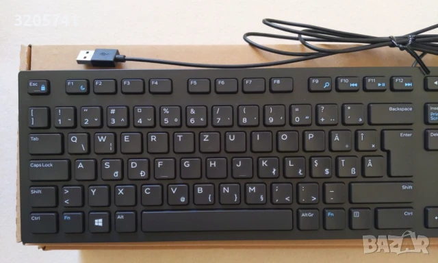 Клавиатура Dell Wired Keyboard KB216 - Romanian (QWERTZ) - чисто нови 5 броя!, снимка 2 - Клавиатури и мишки - 50904905