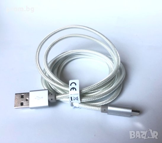 USB текстилен кабел 2 м Delock, Micro-B, Type-A, пренос на данни, Германия, снимка 3 - USB кабели - 35741232