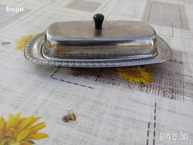 Стара кутия за масло/метална неръждавейка, снимка 2 - Аксесоари за кухня - 40145727
