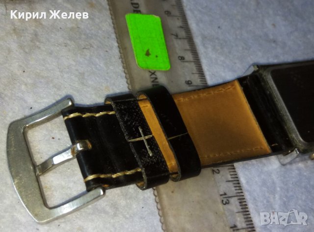 СТИЛЕН МОДЕРЕН КВАРЦОВ ЕЛЕКТРОНЕН ЧАСОВНИК с КАИШКА СИНТЕТИЧНА ЕКО КОЖА 38828, снимка 11 - Мъжки - 42136924