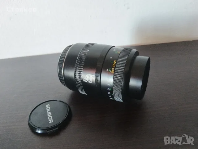 Обектив SOLIGOR AF Macro 100mm MC F3.5 за Canon, снимка 8 - Обективи и филтри - 55749414