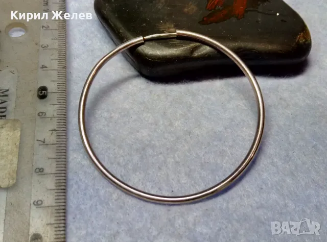 ГОЛЯМА КЛАСИЧЕСКИ РЕТРО АРТ МОДЕЛ СРЕБЪРНА ОБЕЦА Тип ОБРЪЧ СРЕБРО 925 ФИНА РЪЧНА РАБОТА 50047