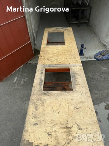 Работна маса масивна с допълнителни екстри, снимка 4 - Маси - 51540837