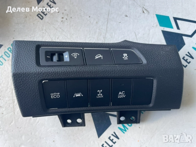 Интериорна пластмаса с бутони за следене на ленти 93700-2W870 от Hyundai Santa Fe 2.2 CRDI, 197 кс.