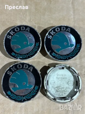 4 броя оригинални капачки за джанти за Skoda, снимка 2 - Аксесоари и консумативи - 48309185