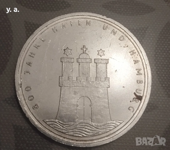 Десет марки ФРГ, снимка 2 - Нумизматика и бонистика - 53747203