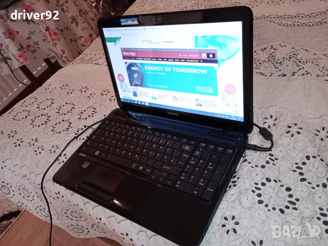 Toshiba L750D Четириядрен 15.6 инча 6 гб рам 500 гб хард с уиндоус 10, снимка 2 - Лаптопи за дома - 44707328
