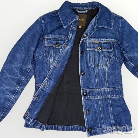 Дамско дънково яке G-STAR, снимка 4 - Якета - 53056192