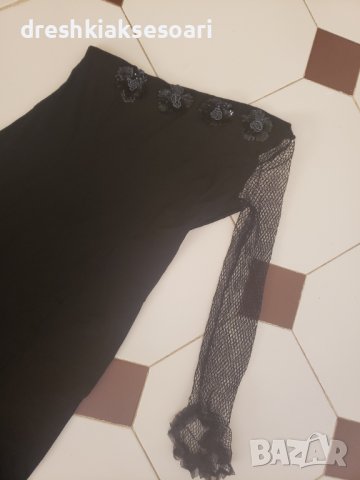 Рокля с един ръкав мрежест, снимка 5 - Винтоверти - 42263538