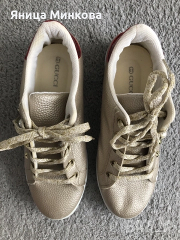 Дамски кецове Gucci- реплика, снимка 7 - Кецове - 56099644