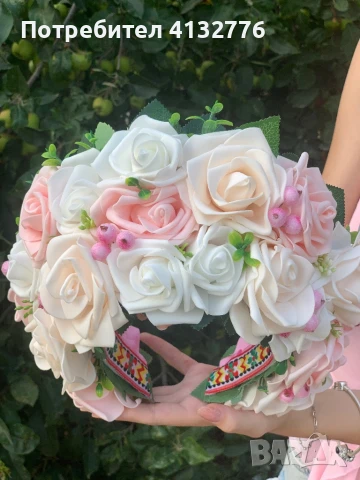 Диадема „Царица Роза“. Ръчна изработка .