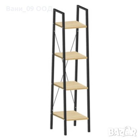 Компактна етажерка в индустриален стил