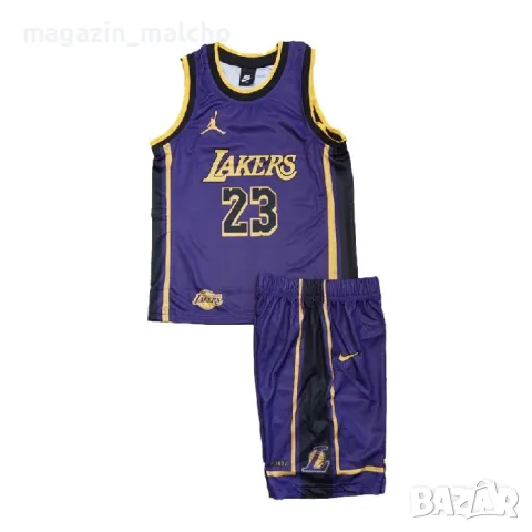 ДЕТСКИ БАСКЕТБОЛЕН ЕКИП – NBA LA LAKERS LeBron James 23; размери: 176 см.