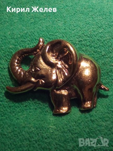 СТАРА БРОШКА - СЛОНЧЕ БРОНЗ ПОЗЛАТА СТАРО ВИНТИДЖ БИЖУ 22813