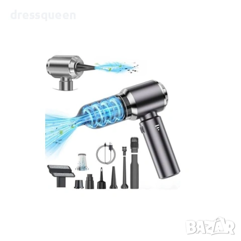 4617 Мощна Безжична Прахосмукачка 16000Pa – Компактен Дизайн с HEPA Филтър за Безупречна Чистота