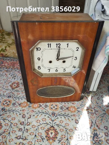 стенен часовник от соца, снимка 3 - Куки, стопери и механизми - 56337792