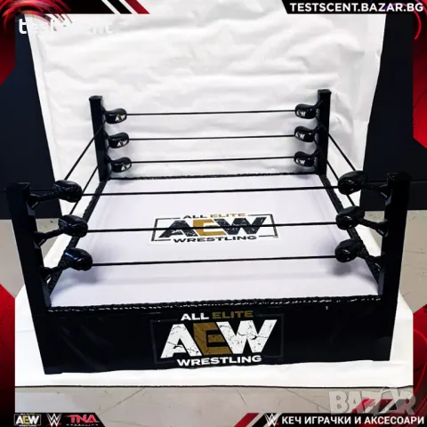 Ринг за играчки AEW All Elite Wrestling Jazwares Wrestling ring кеч игра, снимка 11 - Други игри - 48170757