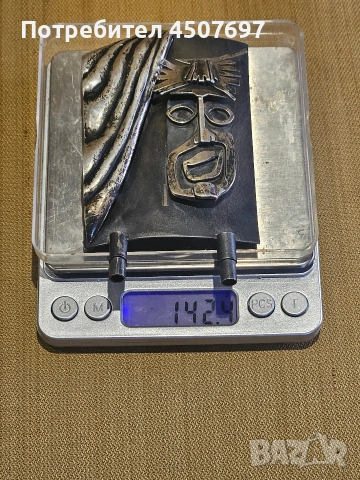 сребърна скулптора от 70 те години, снимка 12 - Антикварни и старинни предмети - 53826276